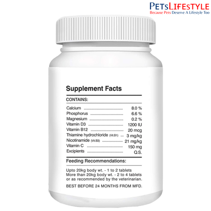 Drools Absolute Calcium Tablet Dog Supplement