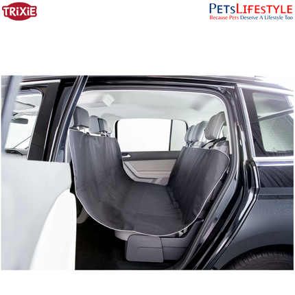 Trixie Car Seat Cover for Dogs – Rear Seat Protection Mat (1.45 × 1.60 m) Black
