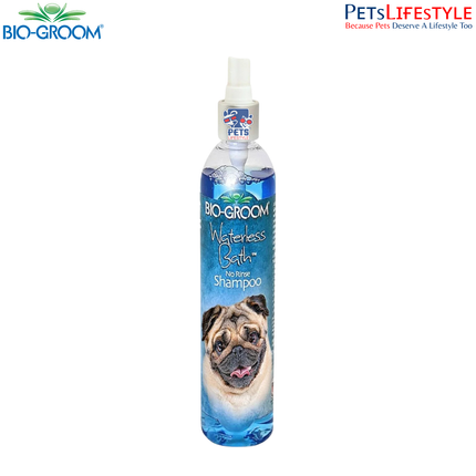 Biogroom Water-less Bath Pet Shampoo for Dogs & Cats – No Rinse Formula