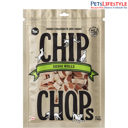 Chip Chops Sushi Rolls Dog Treats 70gm & 250gm