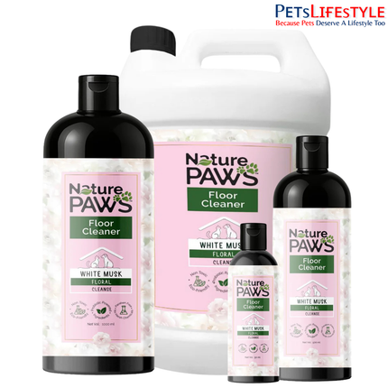 NaturePAWS Floor Cleaner with White Musk Enzyme Safe for Dogs, Cats & Kids