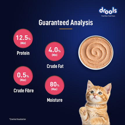 Drools Salmon Mousse Kitten 80g (5+1 Pack)