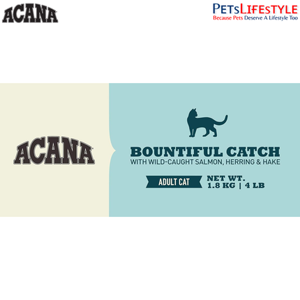 Acana Bountiful Catch Dry Cat Food for Adult Cats