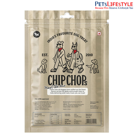 Chip Chops Crunchy Fish Wraps with Duck Dog Treats 70gm