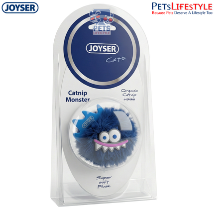 JOYSER Catnip Monster Plush Cat Toy – Black