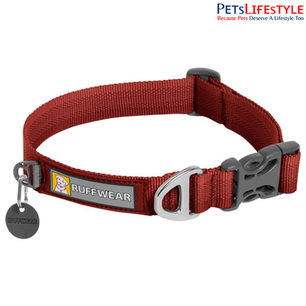 Ruffwear Front Range Dog Collar | Reflective Everyday Dog Collar with Aluminum V-Ring
