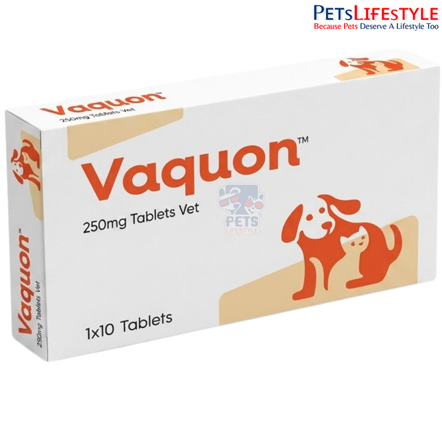 Vvaan Vaquon Atovaquone Tablets for Dogs & Cats, 250mg, 10 Tabs