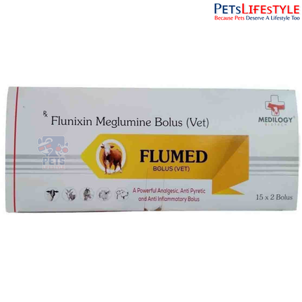 FLUMED Vet Bolus – Flunixin Meglumine 1000 mg Bolus for Livestock