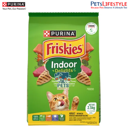 Friskies Indoor Delights Adult Dry Cat Food – Complete Nutrition for Indoor Cats