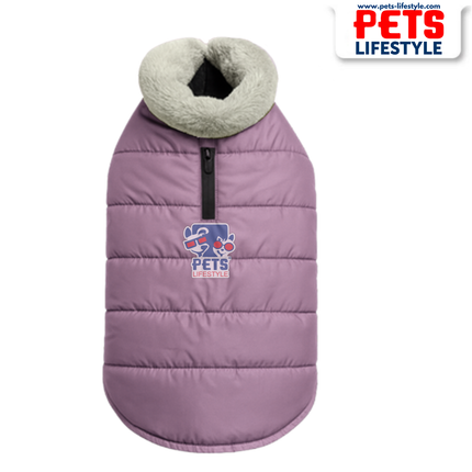 PᴇᴛsLɪғᴇsᴛʏʟᴇ Luxe Fur Jacket for Dogs – Premium Winter Wear (Available in 7 Colors)
