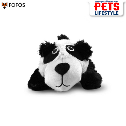 FOFOS BarkButler Pandu The Panda Plush Dog Toy | Soft Squeaky Toy for Small & Medium Dogs