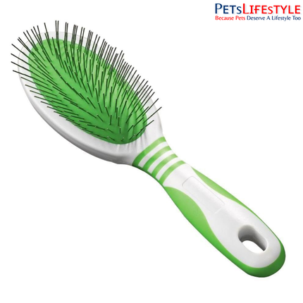 Andis Pin Brush for Medium & Long Hair Dogs – Medium & Large