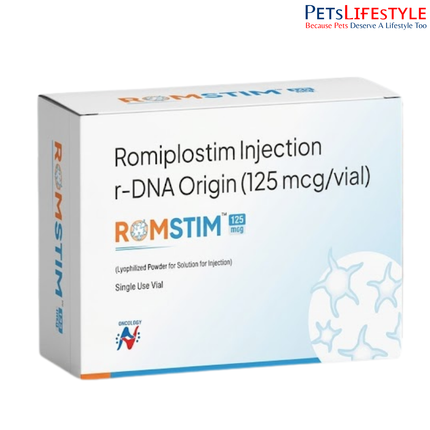 Romstim Romiplostim Injection 125mcg & 250mcg for Dogs – Platelet Booster for Thrombocytopenia | Azista Vet