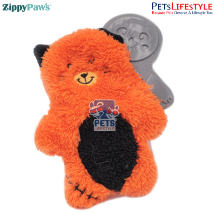ZippyPaws Halloween Bonez – Zombie Cat  ZippyTuff 2-in-1 Stuffing-Free Chew Dog Toy