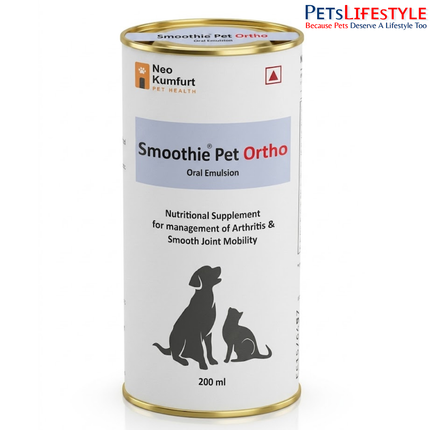 SMOOTHIE PET ORTHO – Advanced Joint Mobility & Arthritis Support Oral Emulsion for Dogs & Cats