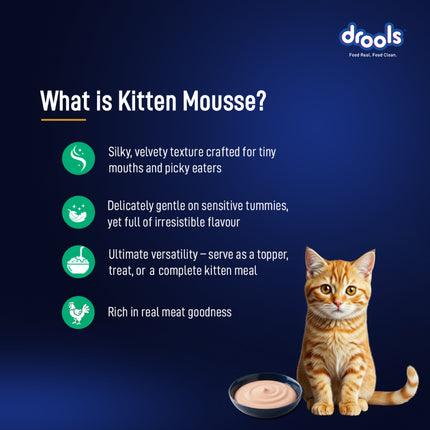 Drools Tuna Mousse Kitten 80g (5+1 Pack)