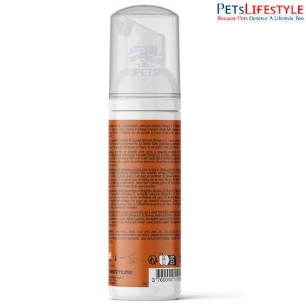Dermoscent Essential Mousse Dry Shampoo for Dogs – Rinse-Free Cleansing Foam (150 ml)