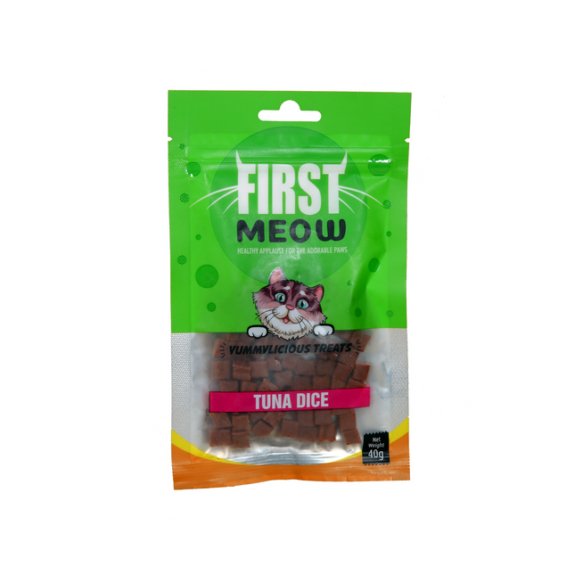 First Meow Tuna Dice Cat Treat 40gm