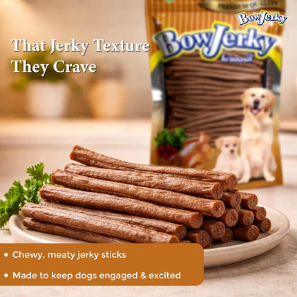 Bow Jerky Chicken Liver Dog Treats 800gm