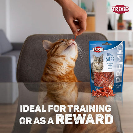 TRIXIE Premio Tuna Bites Cat Treats – Protein Rich Training & Reward Snacks for Cats