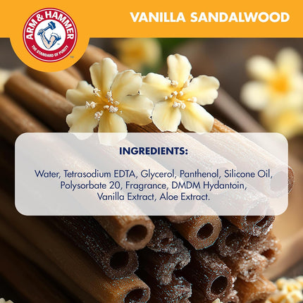 Arm & Hammer Cologne Spray for Dogs Vanilla & Sandalwood 177 ml | Deodorizing Dog Cologne with Baking Soda