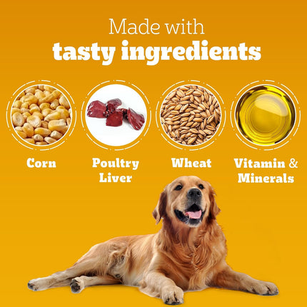 Pedigree Schmackos Stix Grilled Liver Flavour Dog Treat 70 g | Soft & Chewy Stix with Omega 6 & Low Fat