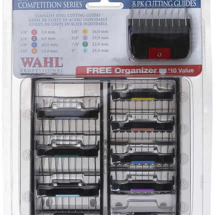 Wahl Professional Animal Stainless Steel Attachment Guide Combs for Detachable Blade Clippers