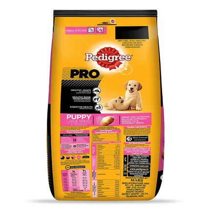 Pedigree PRO Puppy Dry Dog Food Large Breed Dog (3-18 Months), Chicken, 20kg