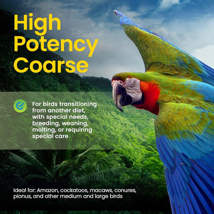 Harrison's Bird Foods High Potency Coarse Maximum Nutritional Certified Organic Formula For Medium To Large Birds