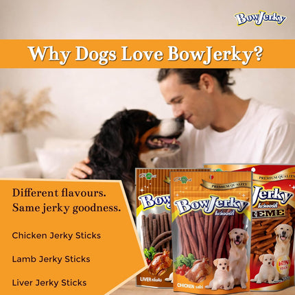 Rena BowJerky Chicken Sticks Dog Treats