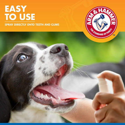 Arm & Hammer Tartar Control Dental Spray for Dogs Mint 118 ml | Fresh Breath & Gum Care Oral Spray
