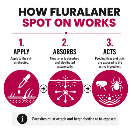 FurTICK Fluralaner Spot On for Dogs 10–20 kg , 1.8 mL pipette for long-lasting flea and tick protection.