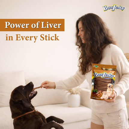 Bow Jerky Chicken Liver Dog Treats 800gm
