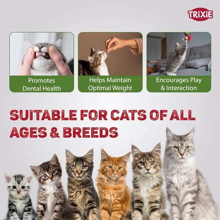 Trixie Premio Chicken Mini Sticks Cat Treats – Protein Rich Training & Reward Snacks for Cats