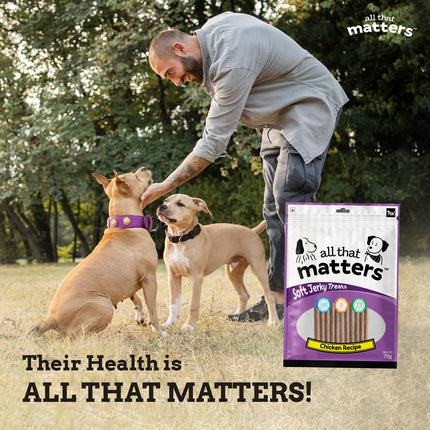 All that matters Chicken Recipe Dog Treats – High Protein Soft Dog Treats | Easy-to-Digest Chicken Training Snacks for Puppies & Adult Dogs – Healthy Reward Treats, 70g