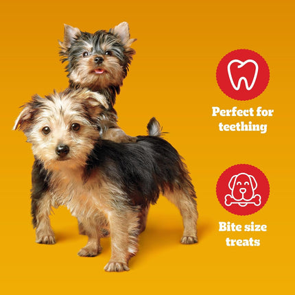 Pedigree Tasty Bites Puppy Chewy Treats – Chicken & Mixed Veggies Flavour 50 g