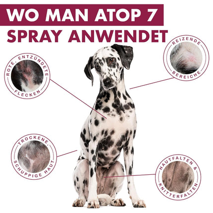 Dermoscent ATOP 7 Spray Steroid-Free Anti-Itch Spray for Dogs & Cats – 75ml