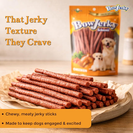 Rena BowJerky Chicken Sticks Dog Treats