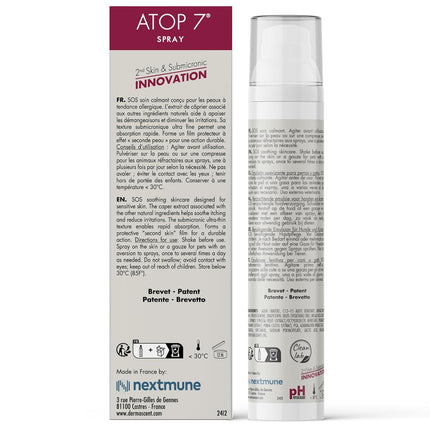 Dermoscent ATOP 7 Spray Steroid-Free Anti-Itch Spray for Dogs & Cats – 75ml