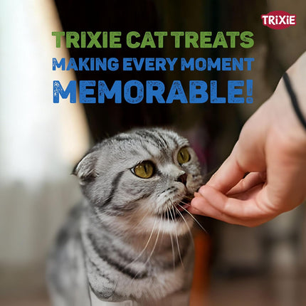 Trixie Premio Cheese Chicken Cubes Cat Treats – Protein Rich Training & Reward Snacks for Cats