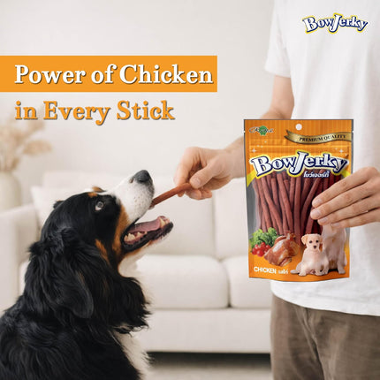 Rena BowJerky Chicken Sticks Dog Treats