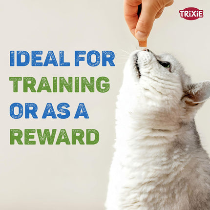 Trixie Premio Cheese Chicken Cubes Cat Treats – Protein Rich Training & Reward Snacks for Cats