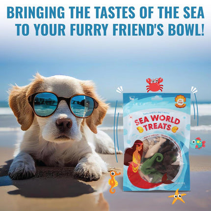 Sea World Treats Sea World Dog Treats, Tasty And Fun Dog Treat With Calcium-Rich Gluten-Free Nutrients, Suitable For All Breeds Of Dogs