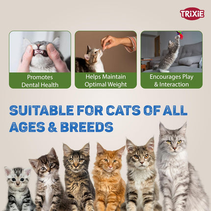 Trixie Premio Cheese Chicken Cubes Cat Treats – Protein Rich Training & Reward Snacks for Cats