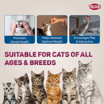 Trixie Premio Ducky Hearts Cat Treats – Nutrient Rich Training & Reward Snacks for Cats