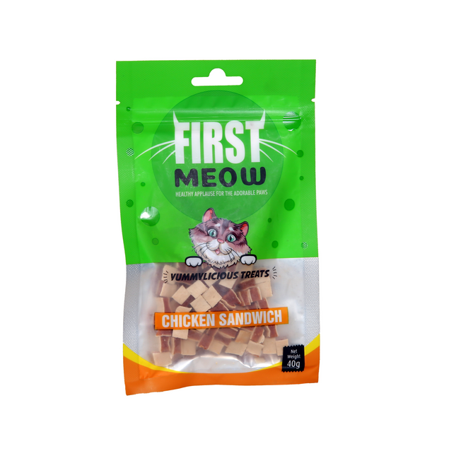 First Meow Chicken Sandwich Cat Treat 40gm