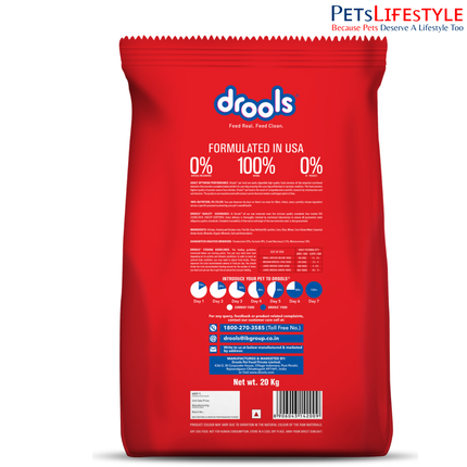 Drools Adult Optimum Performance 20kg
