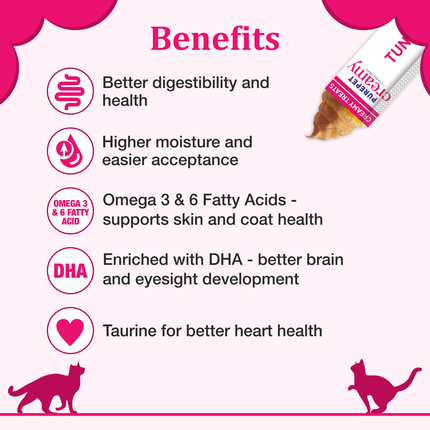 Purepet Creamy Lickable Cat Treats Tuna & Bonito (15g x24 Pcs) 360g