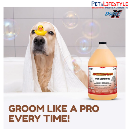 Double K Dynamic Duo Shampoo 3.8 L – 2-in-1 Concentrated Pet Shampoo & Conditioner