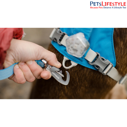 Ruffwear Flagline Dog Leash Blue Dusk | Lightweight Hands-Free Running & Hiking Leash for Dogs